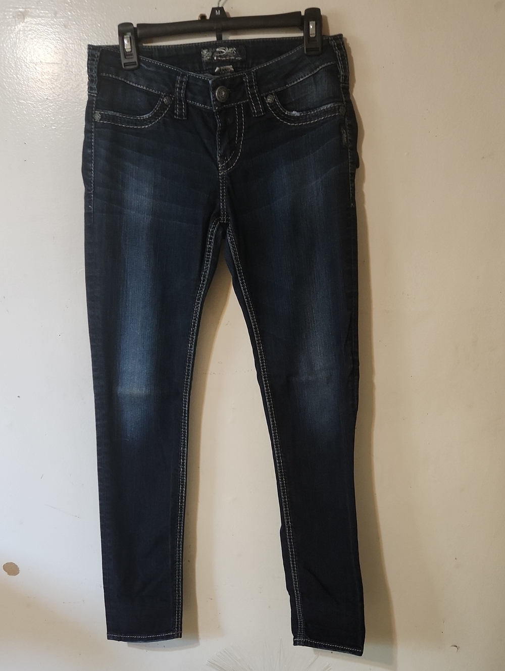 Dark Wash Skinny Jeans - SUNRISE